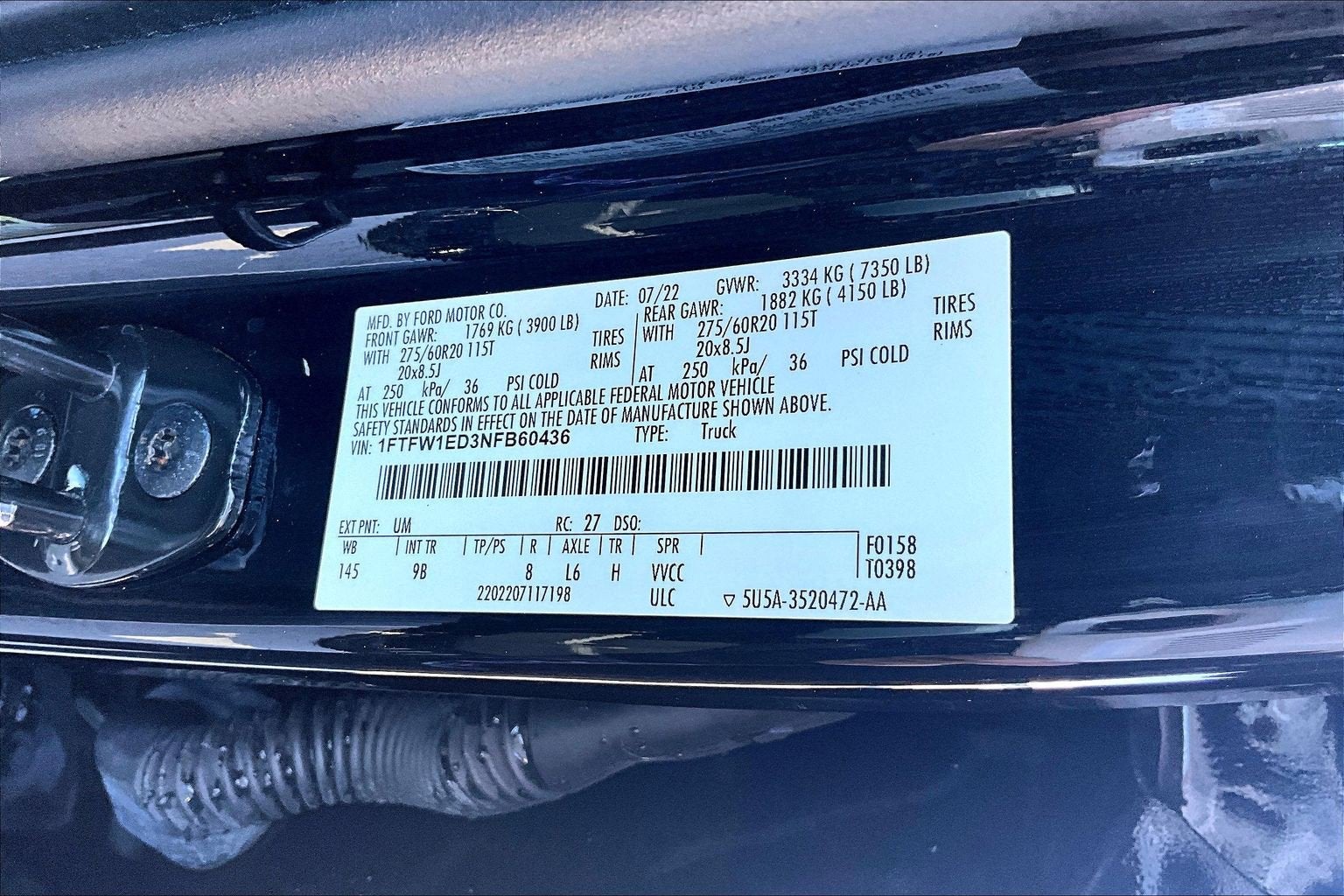 2022 Ford F-150 Platinum