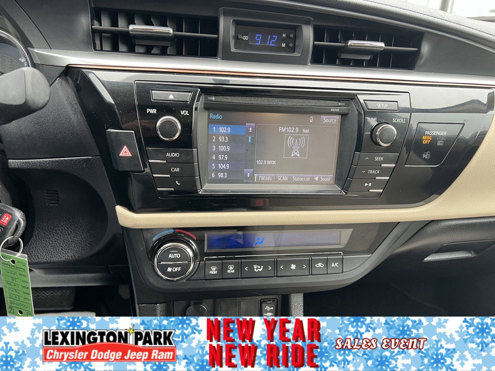 2015 Toyota Corolla LE ECO Plus