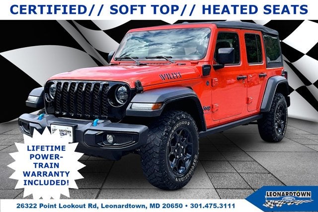 2023 Jeep Wrangler 4xe WILLYS NAVIGATION COLD WEATHER PKG