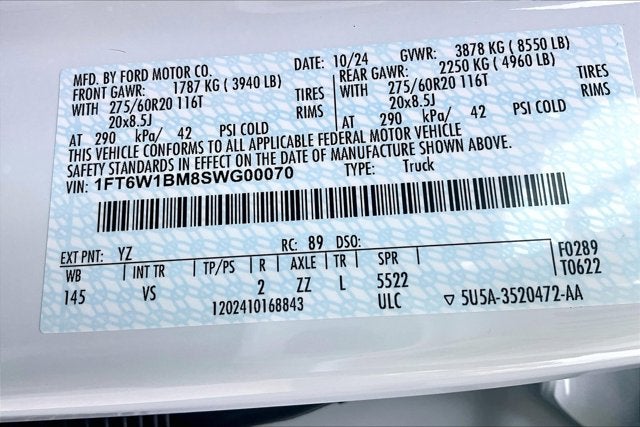 2025 Ford F-150 Lightning Pro LONG RANGE