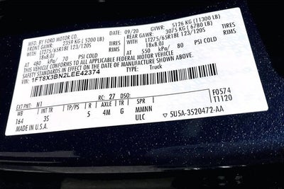 2020 Ford Super Duty F-350 SRW XLT