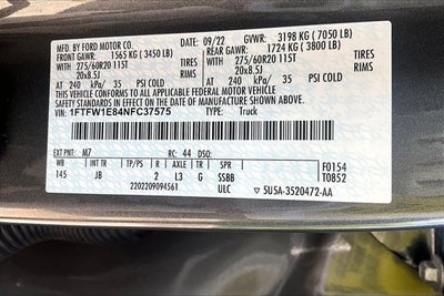 2022 Ford F-150 STX 4WD CREW CAB