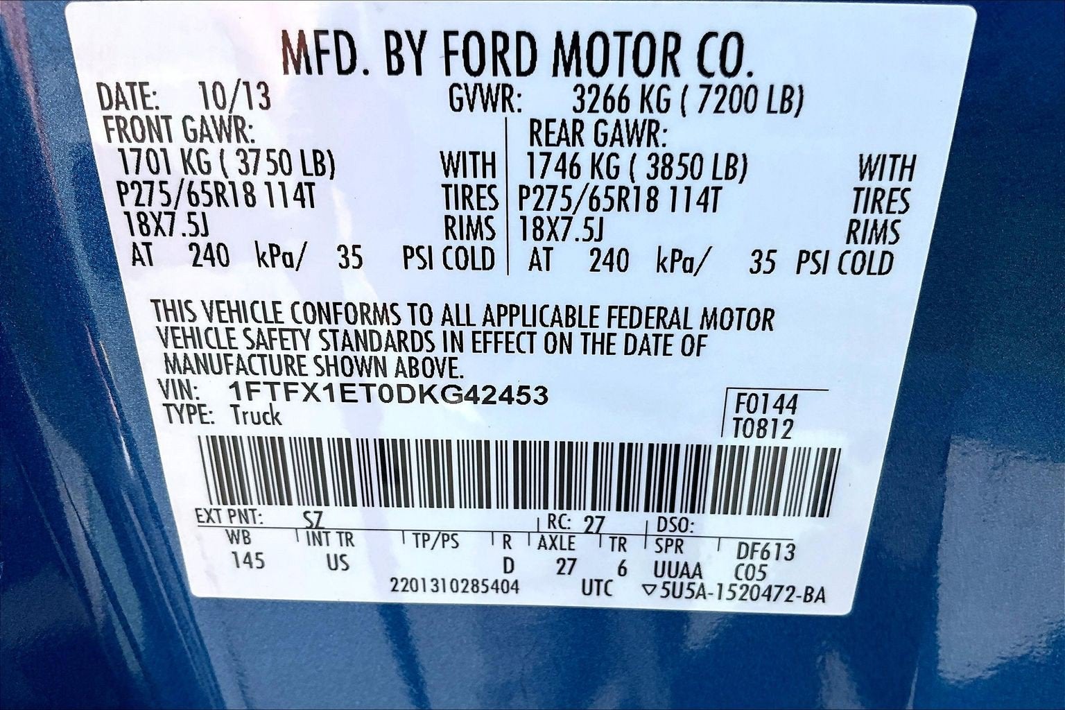 2013 Ford F-150 XLT