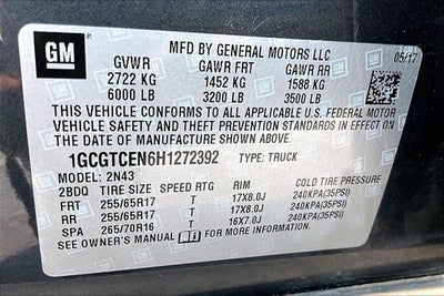 2017 Chevrolet Colorado 4WD LT