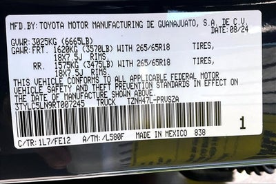 2024 Toyota Tacoma 4WD TRD Sport Hybrid