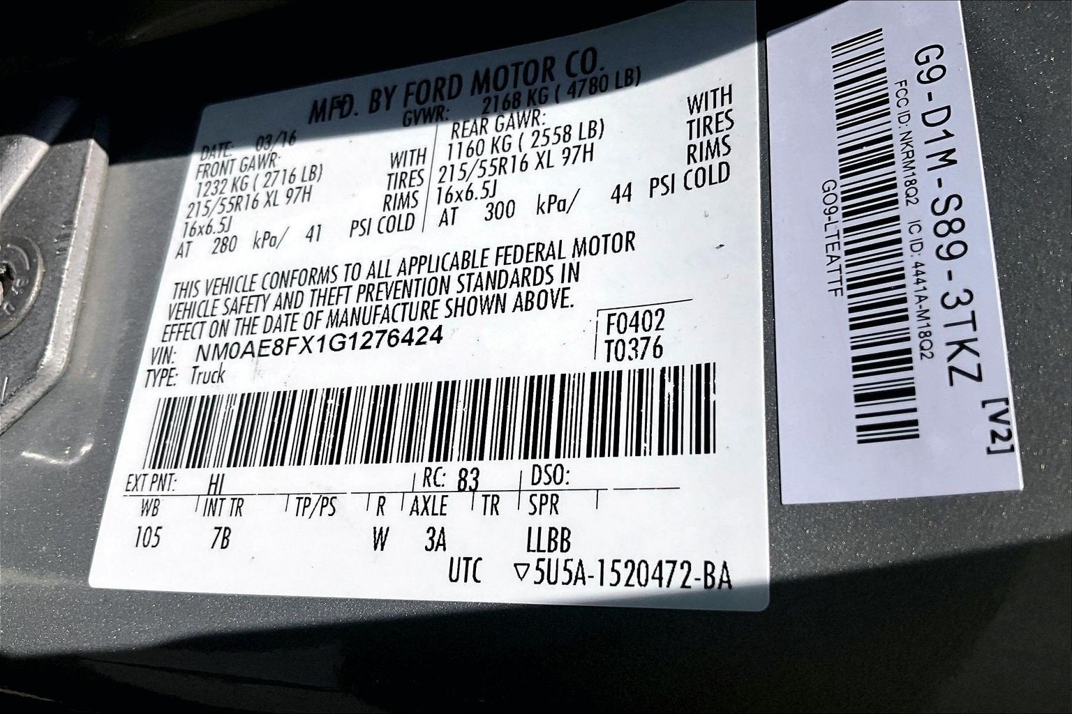 2016 Ford Transit Connect Wagon XLT