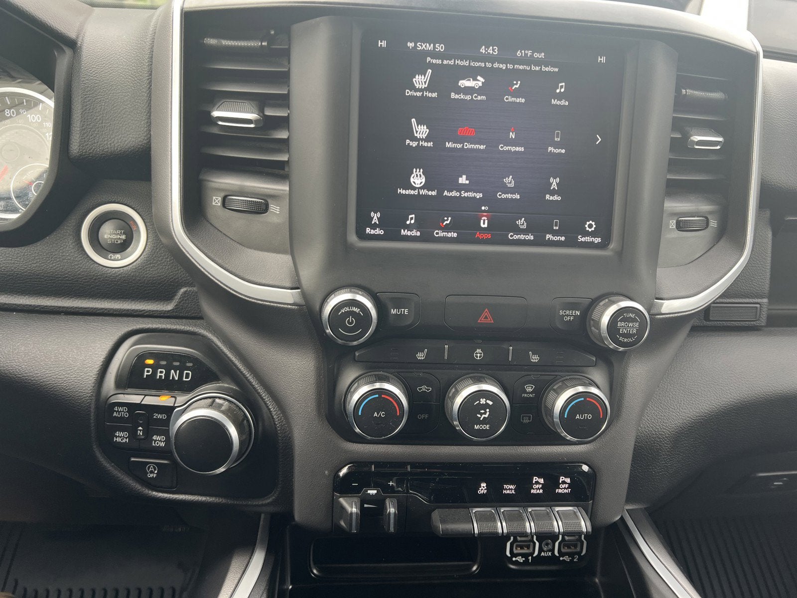 2021 RAM 1500 Big Horn Crew Cab 4x4 5'7' Box