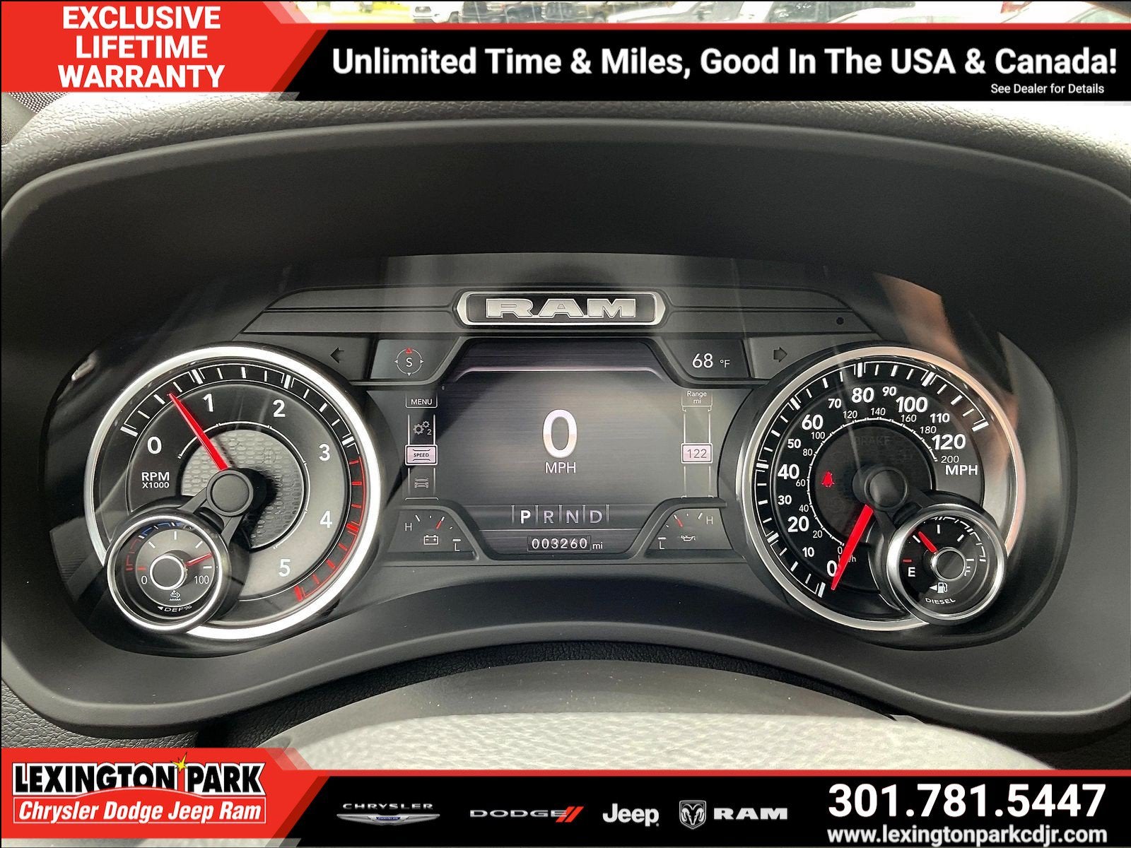 2022 RAM 3500 Big Horn Mega Cab 4x4 6'4' Box