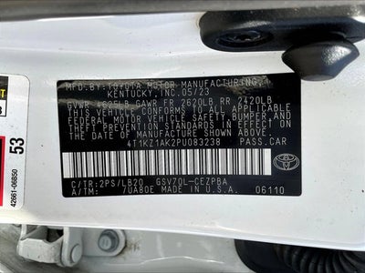 2023 Toyota Camry XSE V6