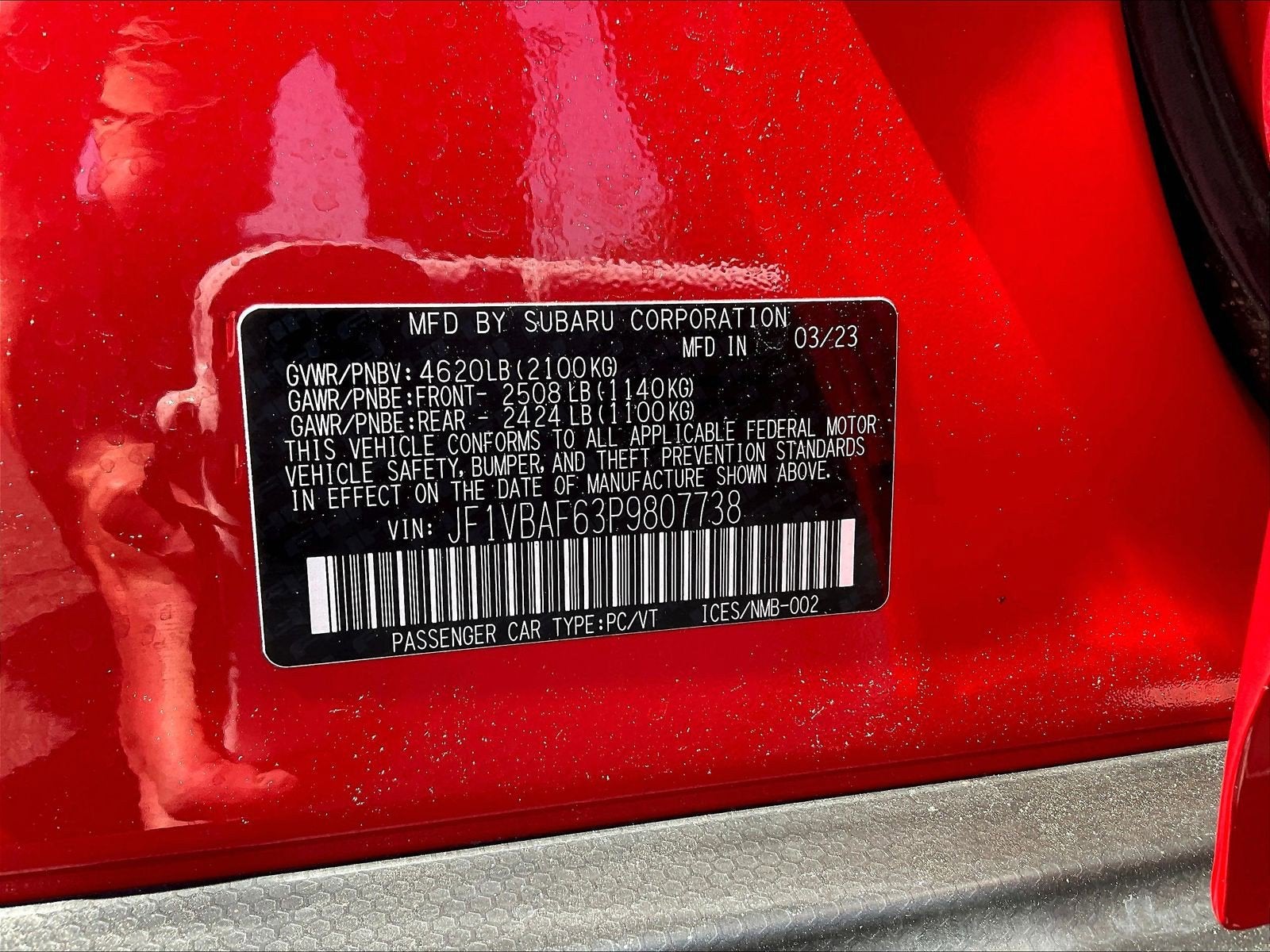 2023 Subaru WRX Premium