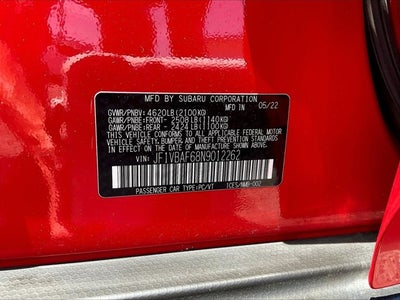 2022 Subaru Wrx Premium