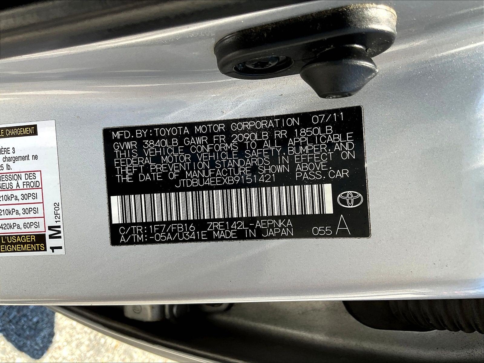 2011 Toyota Corolla LE