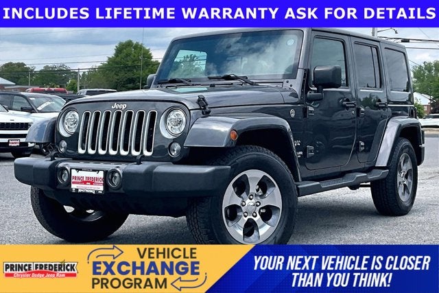 2017 Jeep Wrangler Unlimited Sahara 4x4