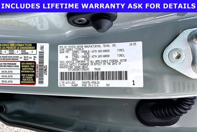 2026 Toyota Tundra Limited CrewMax 5.5' Bed
