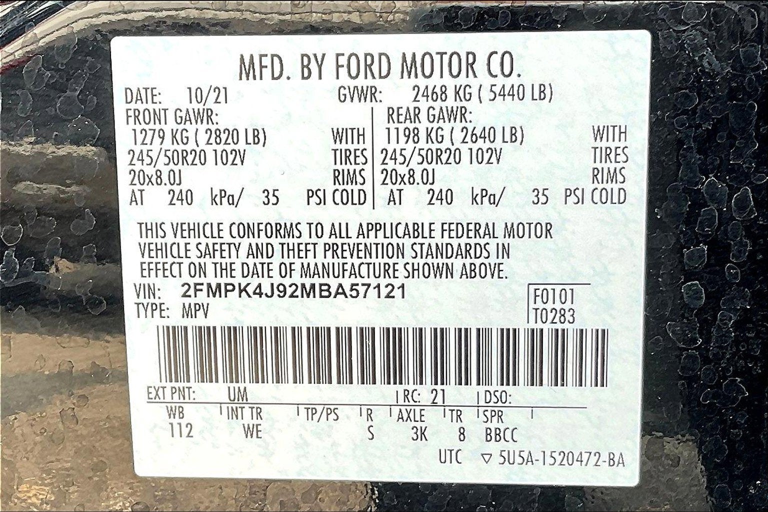 2021 Ford Edge ST-Line