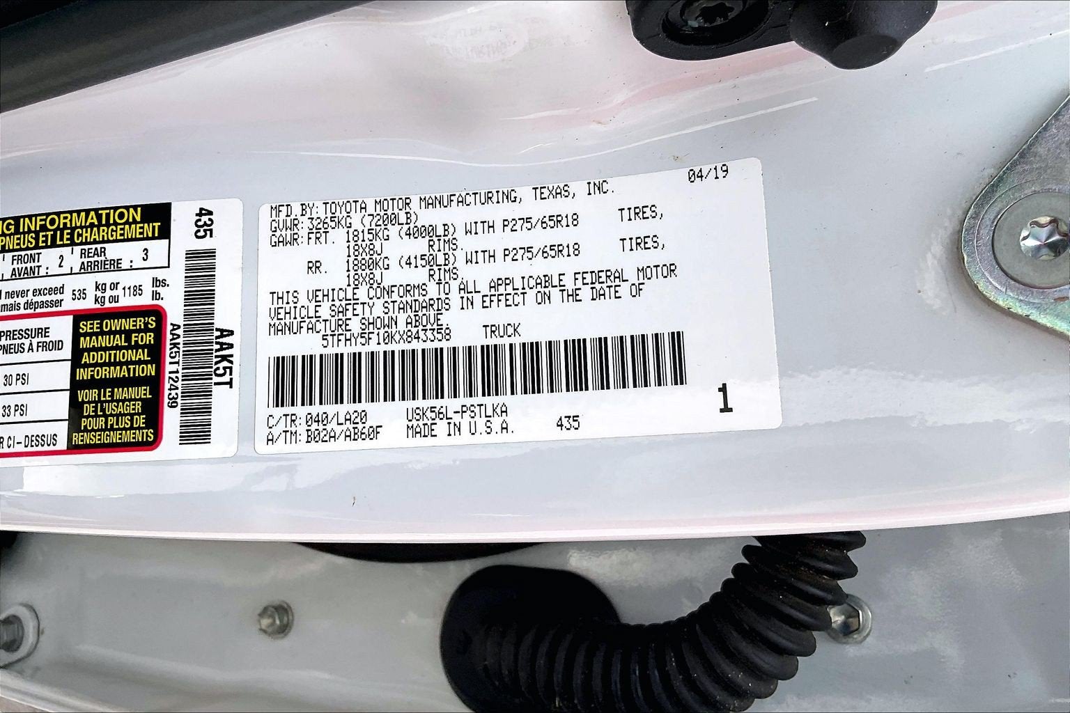 2019 Toyota Tundra 4WD Limited