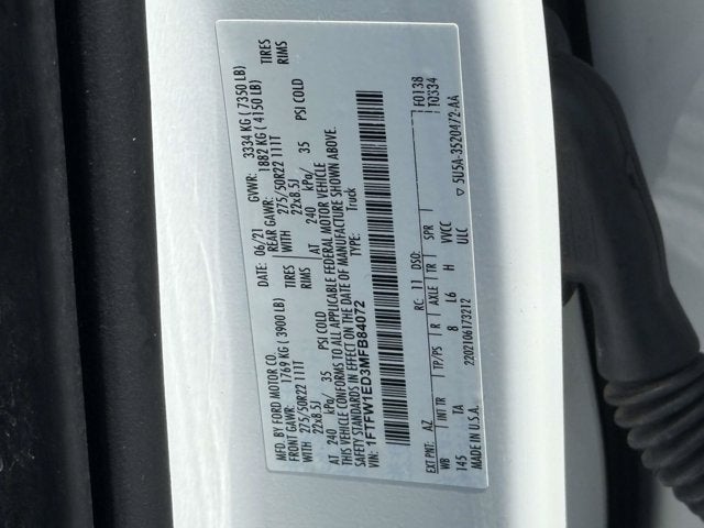 2021 Ford F-150 4WD