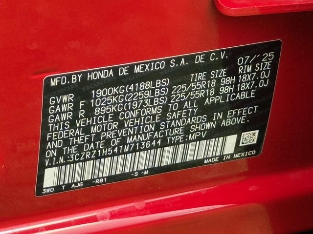 2026 Honda HR-V Sport
