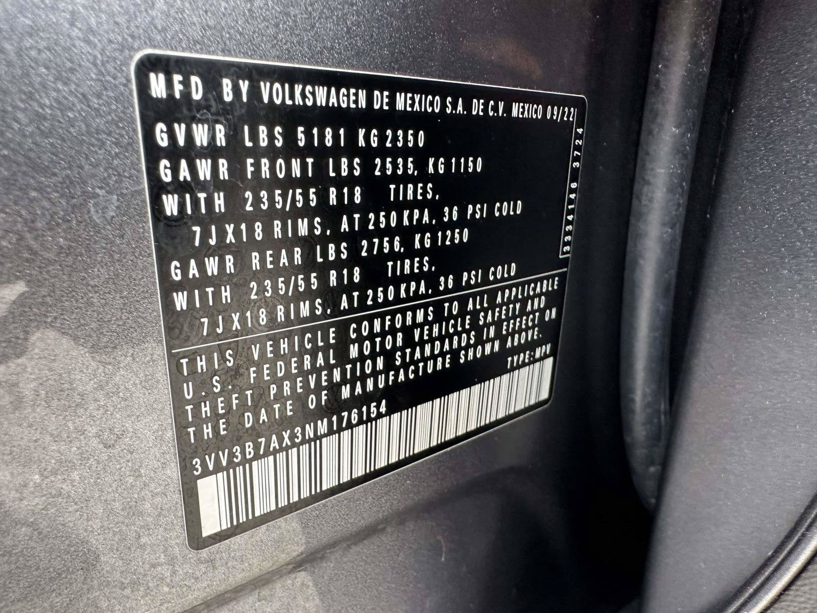 2022 Volkswagen Tiguan SE