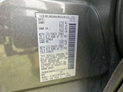 2023 Nissan Pathfinder Platinum