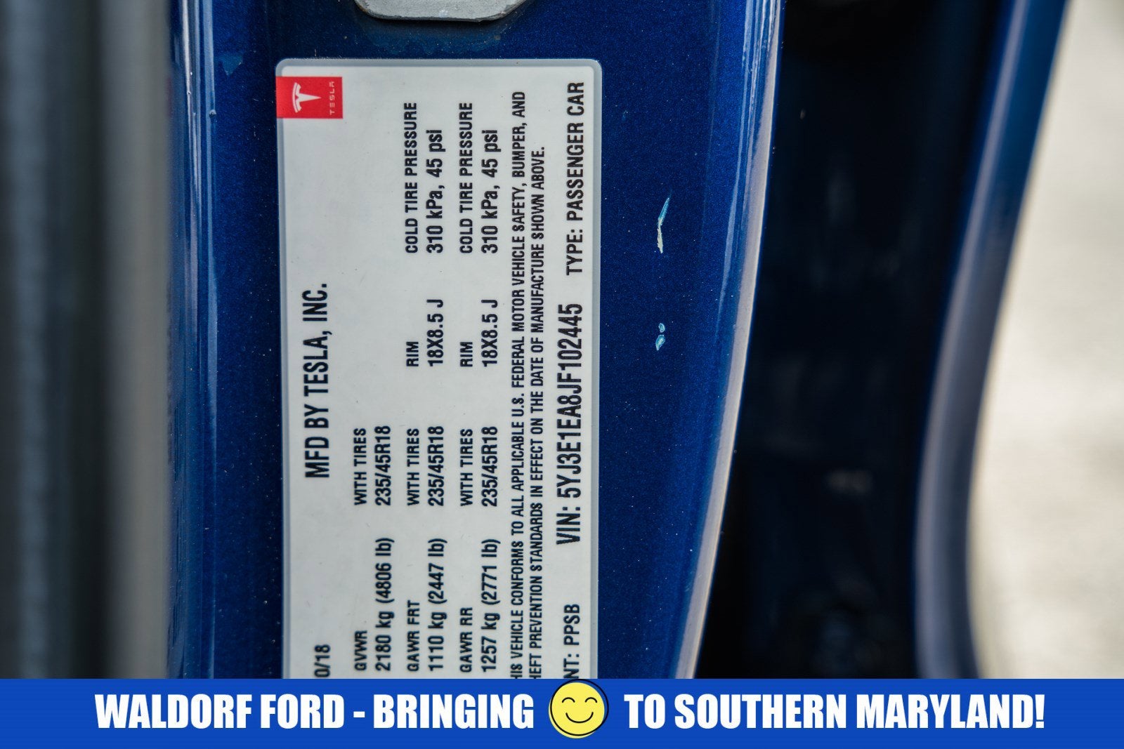 2018 Tesla Model 3 Long Range