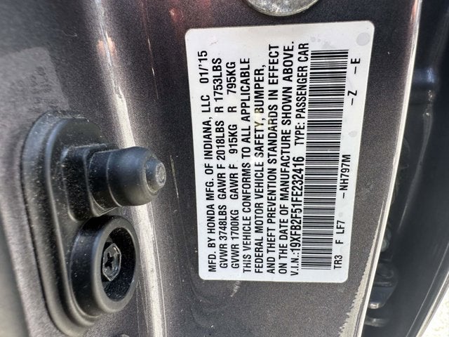 2015 Honda Civic Sedan LX