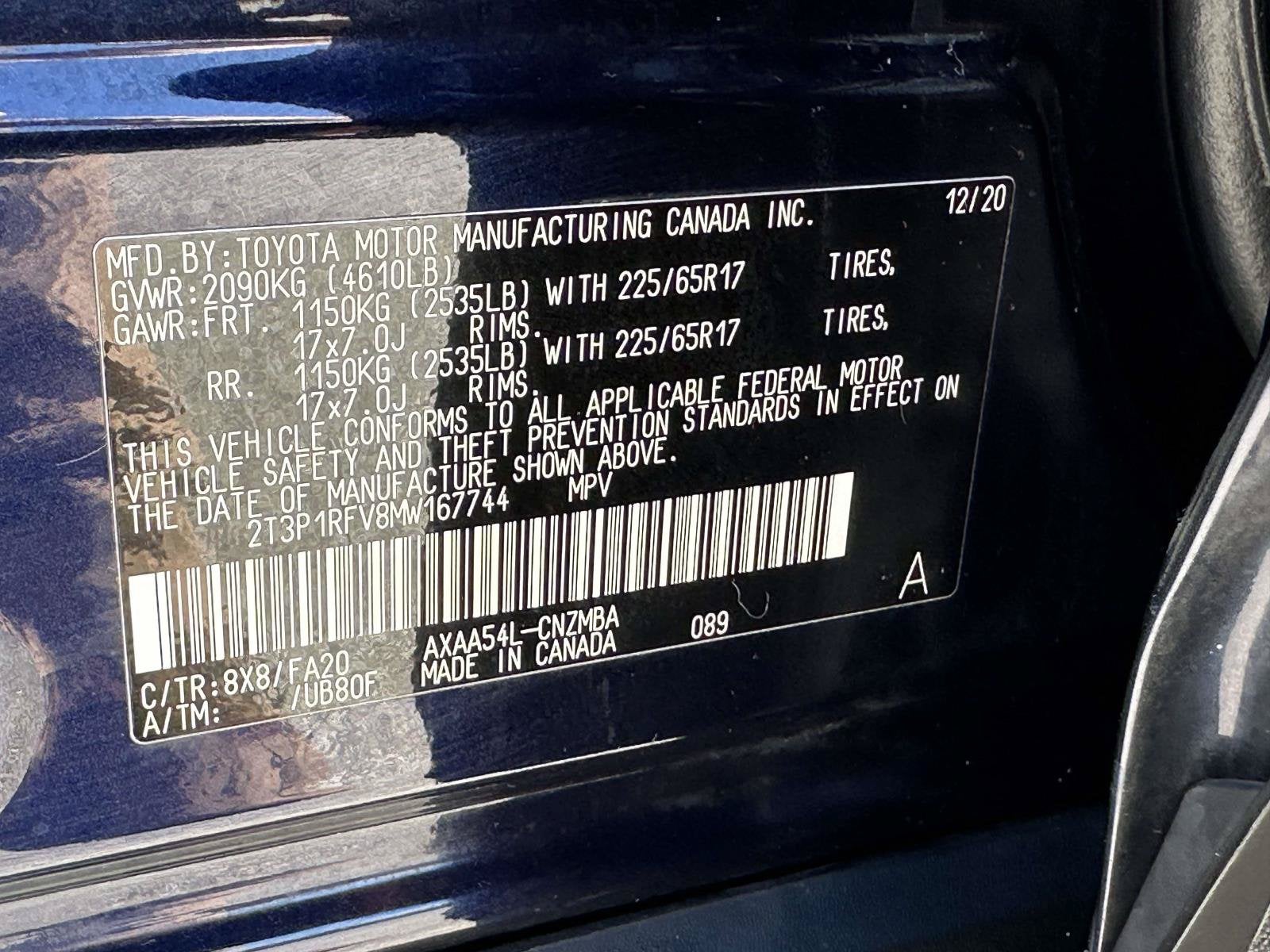2021 Toyota RAV4 Base