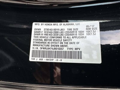 2018 Honda Odyssey EX-L