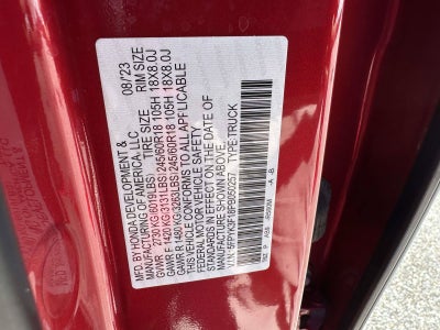 2023 Honda Ridgeline Sport