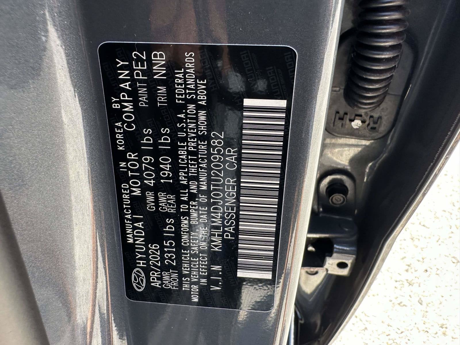 2026 Hyundai Elantra Hybrid Blue