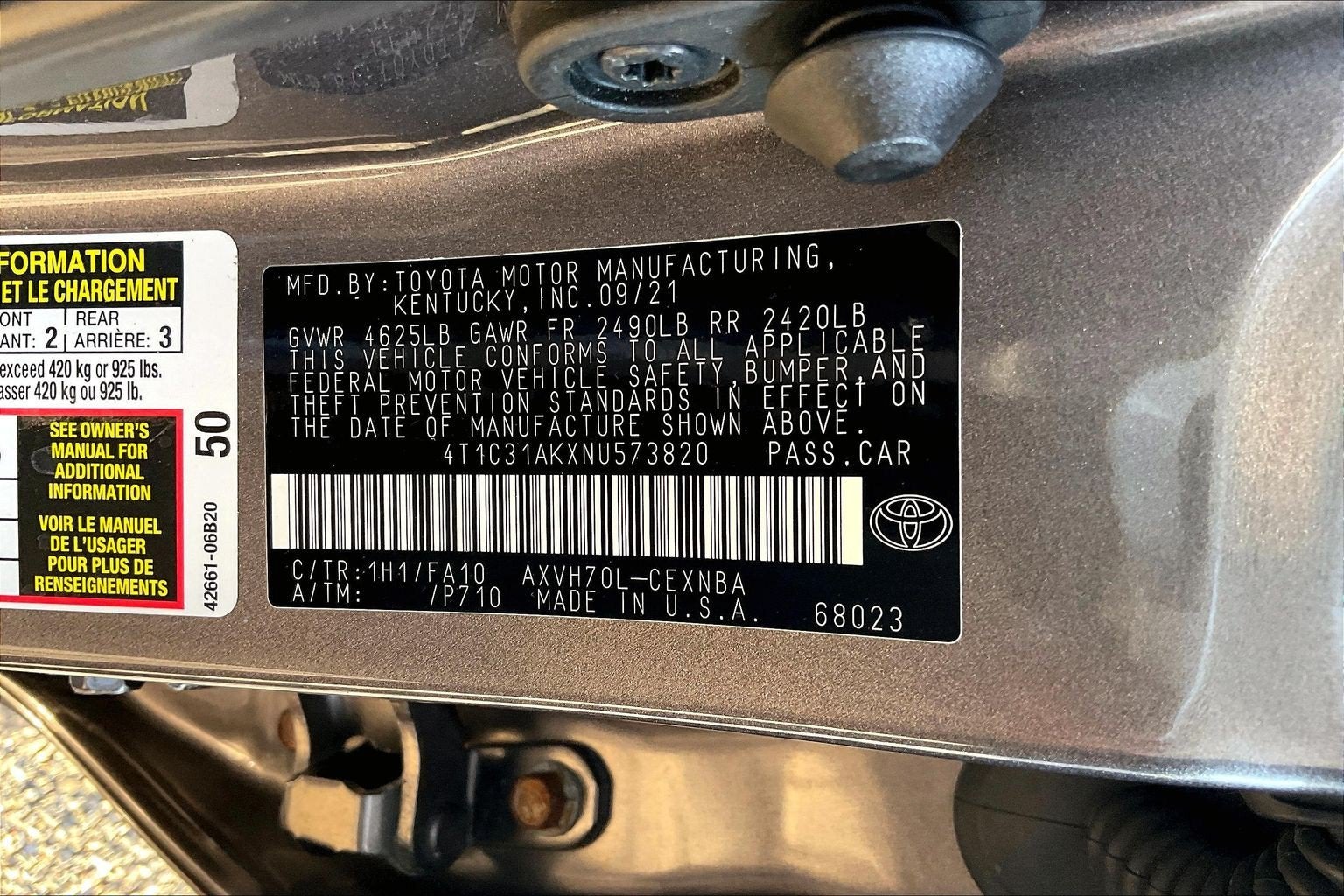 2022 Toyota Camry Hybrid Hybrid LE