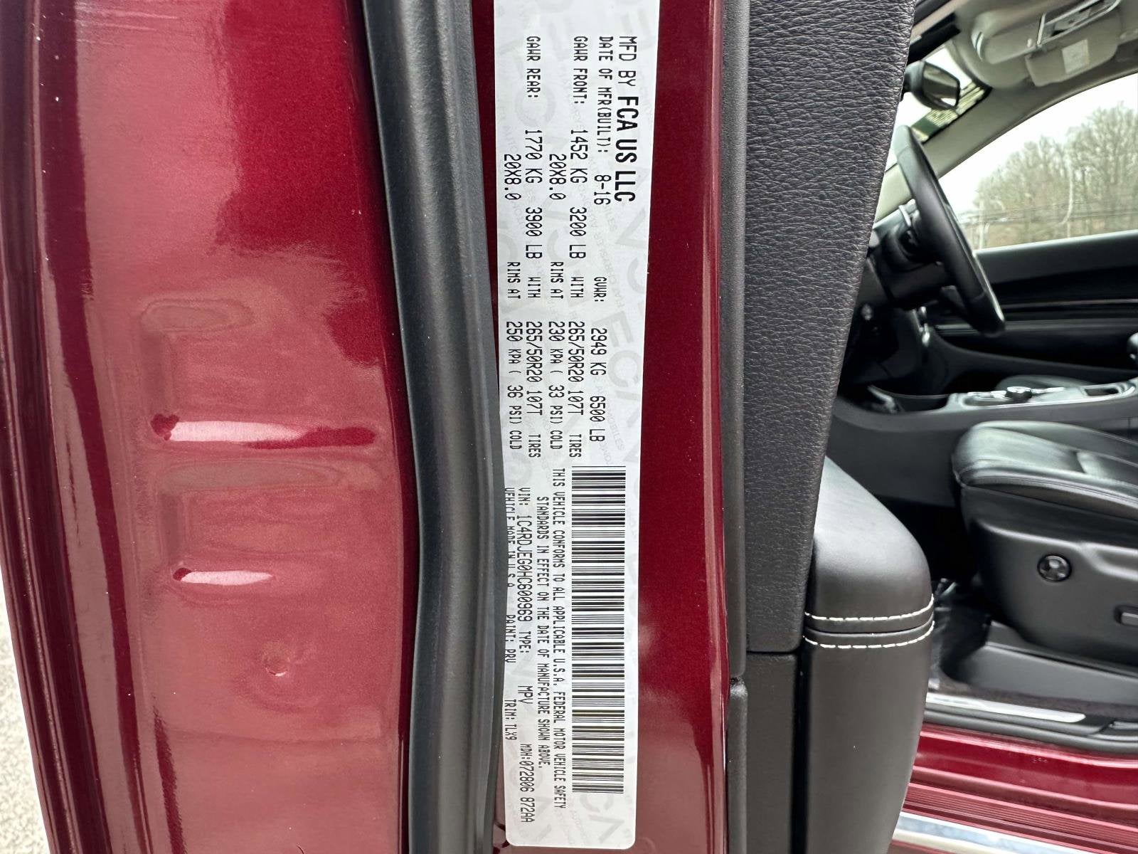 2017 Dodge Durango Citadel