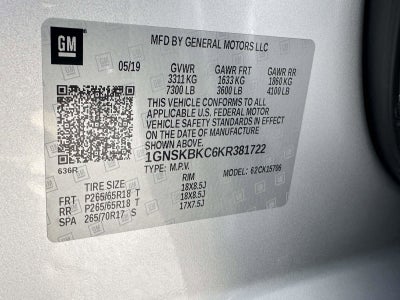 2019 Chevrolet Tahoe LT