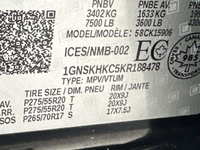 2019 Chevrolet Suburban LT