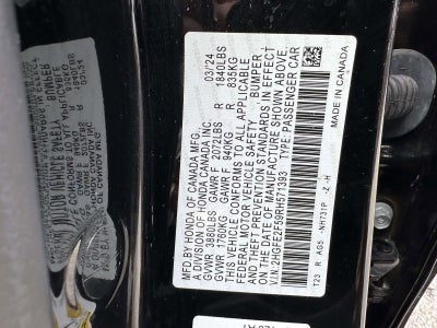 2024 Honda Civic Sedan Sport