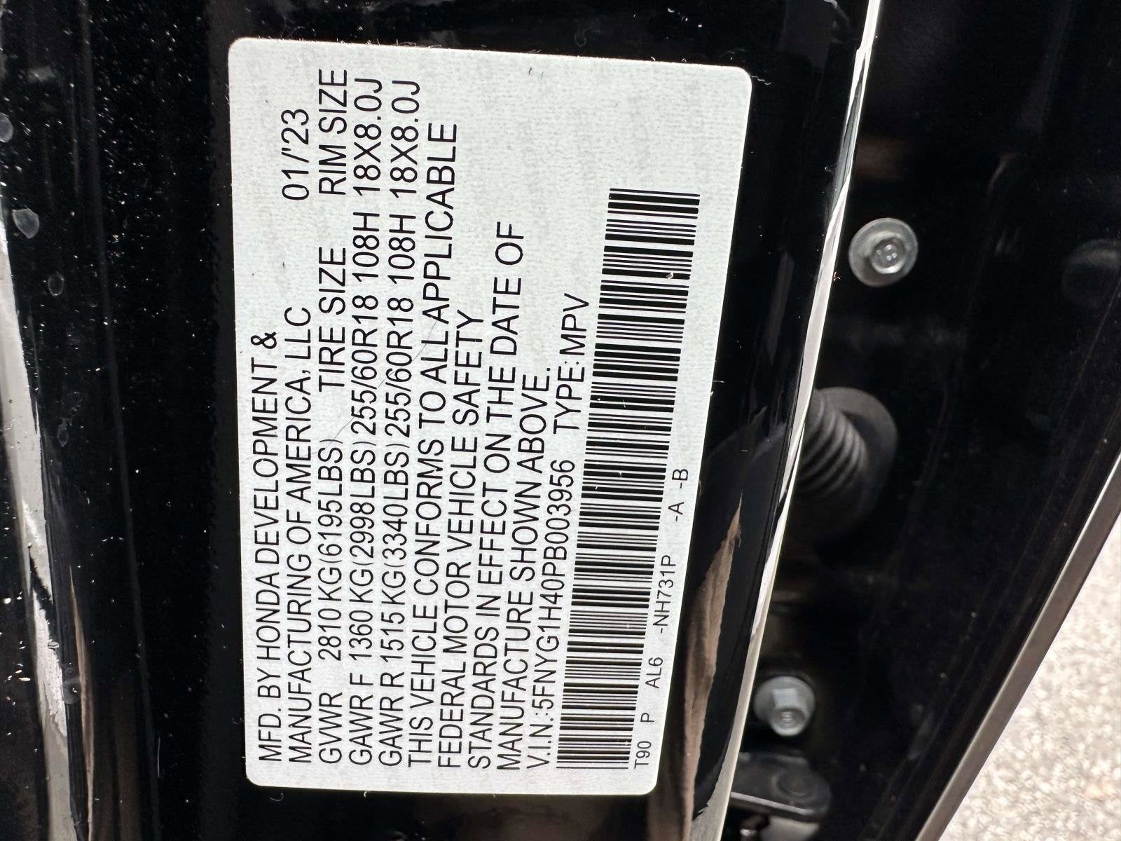 2023 Honda Pilot EX-L 8 Passenger