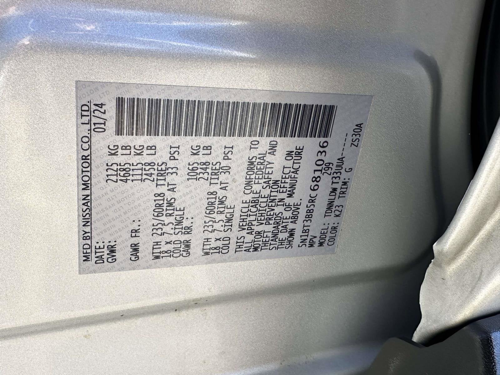 2024 Nissan Rogue SV