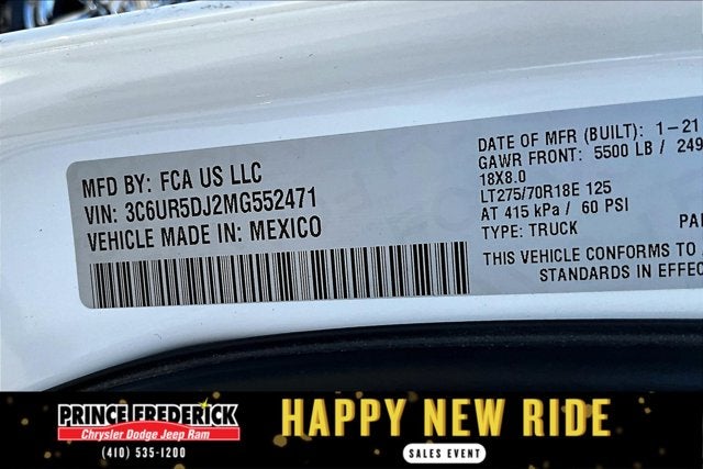 2021 RAM 2500 Big Horn