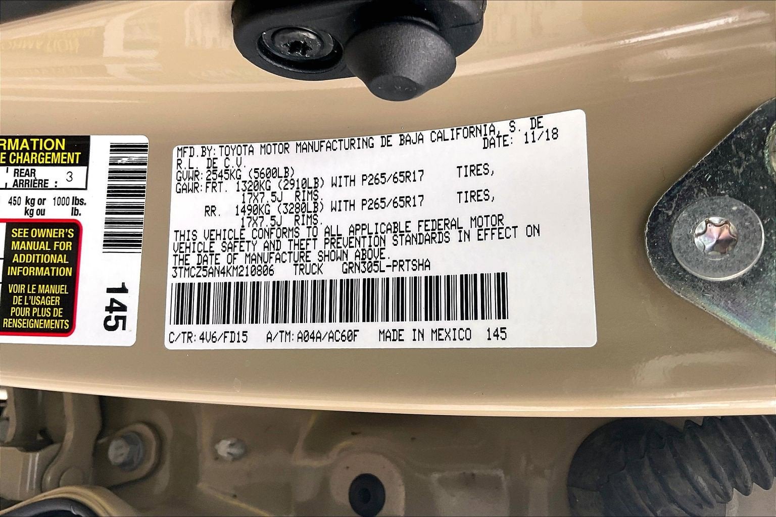 2019 Toyota Tacoma 4WD TRD Sport