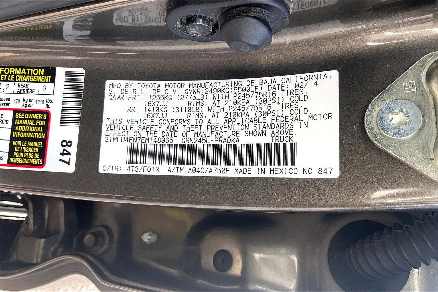 2014 Toyota Tacoma Base