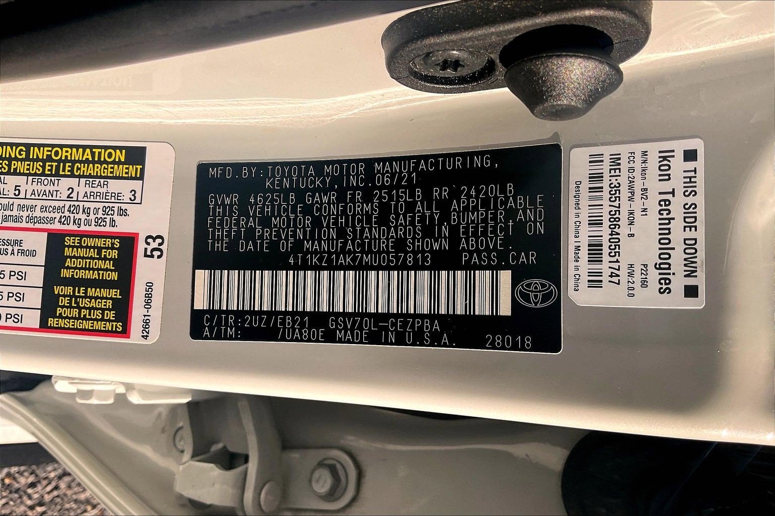 2021 Toyota Camry TRD V6