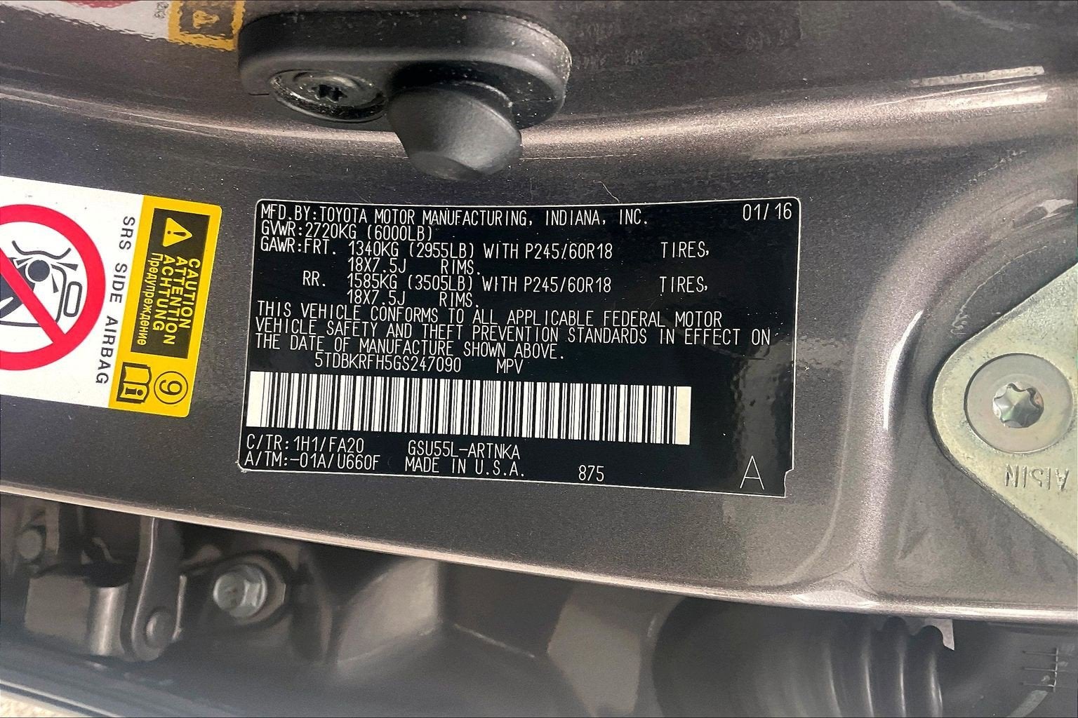 2016 Toyota Highlander LE Plus