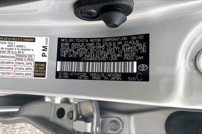 2022 Toyota Corolla SE