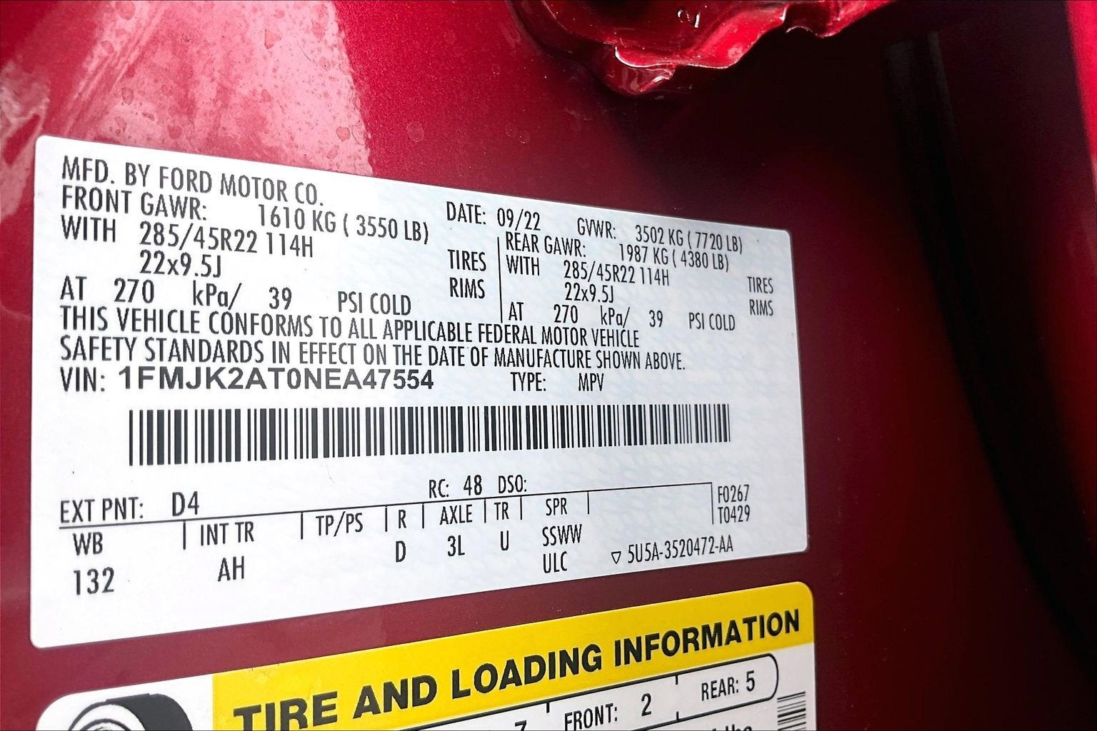 2022 Ford Expedition Max Limited STEALTH PERFORMANCE PKG