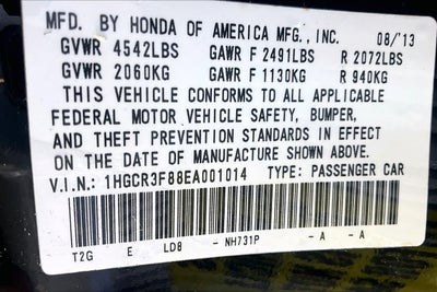 2014 Honda Accord Sedan EX-L