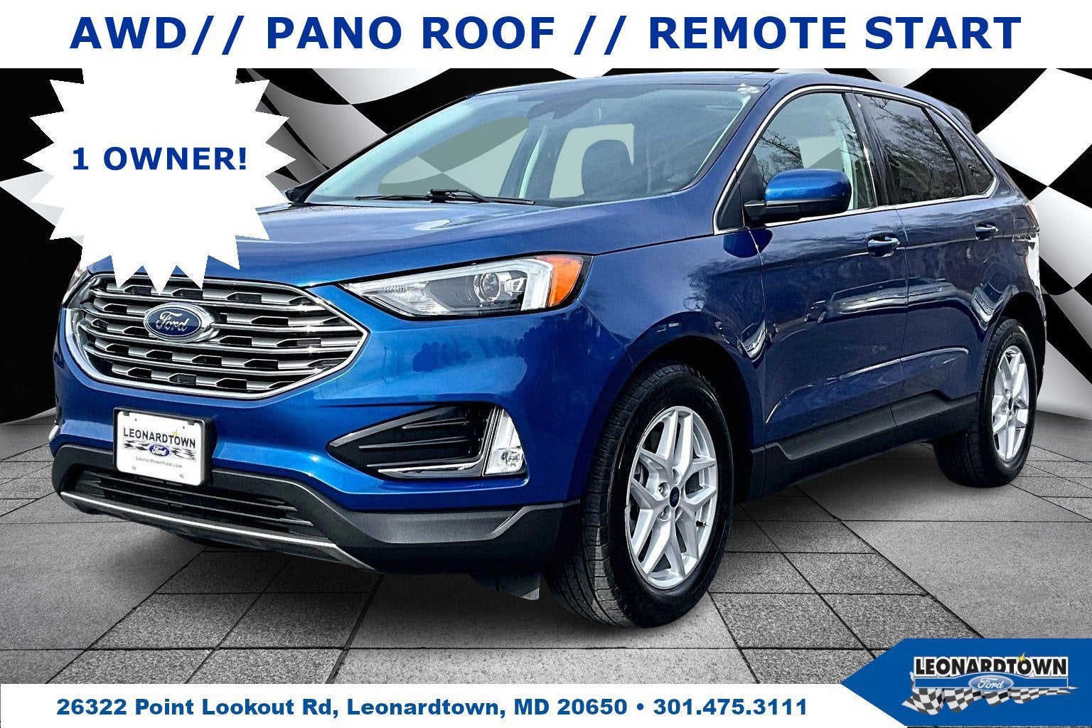 2022 Ford Edge SEL PANO ROOF
