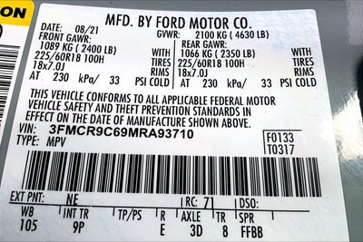 2021 Ford Bronco Sport Outer Banks