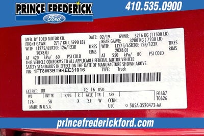 2019 Ford Super Duty F-350 SRW LARIAT