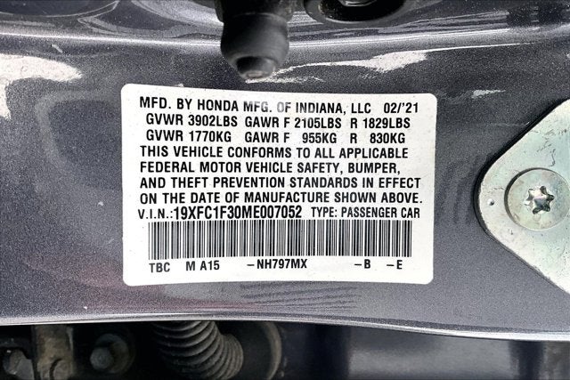 2021 Honda Civic Sedan EX