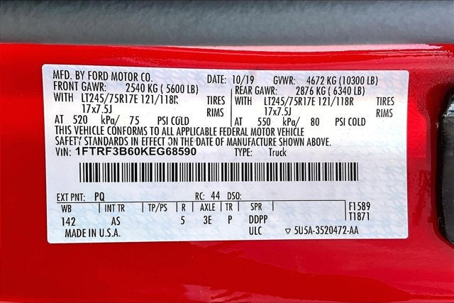 2019 Ford Super Duty F-350 SRW 4WD